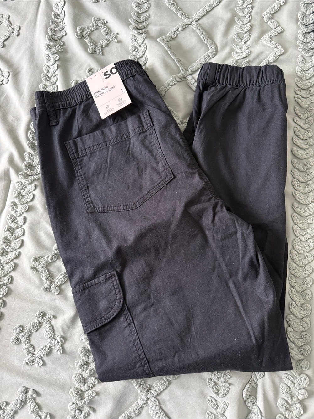 Woman’s Black Cargo Pants - Brand: So